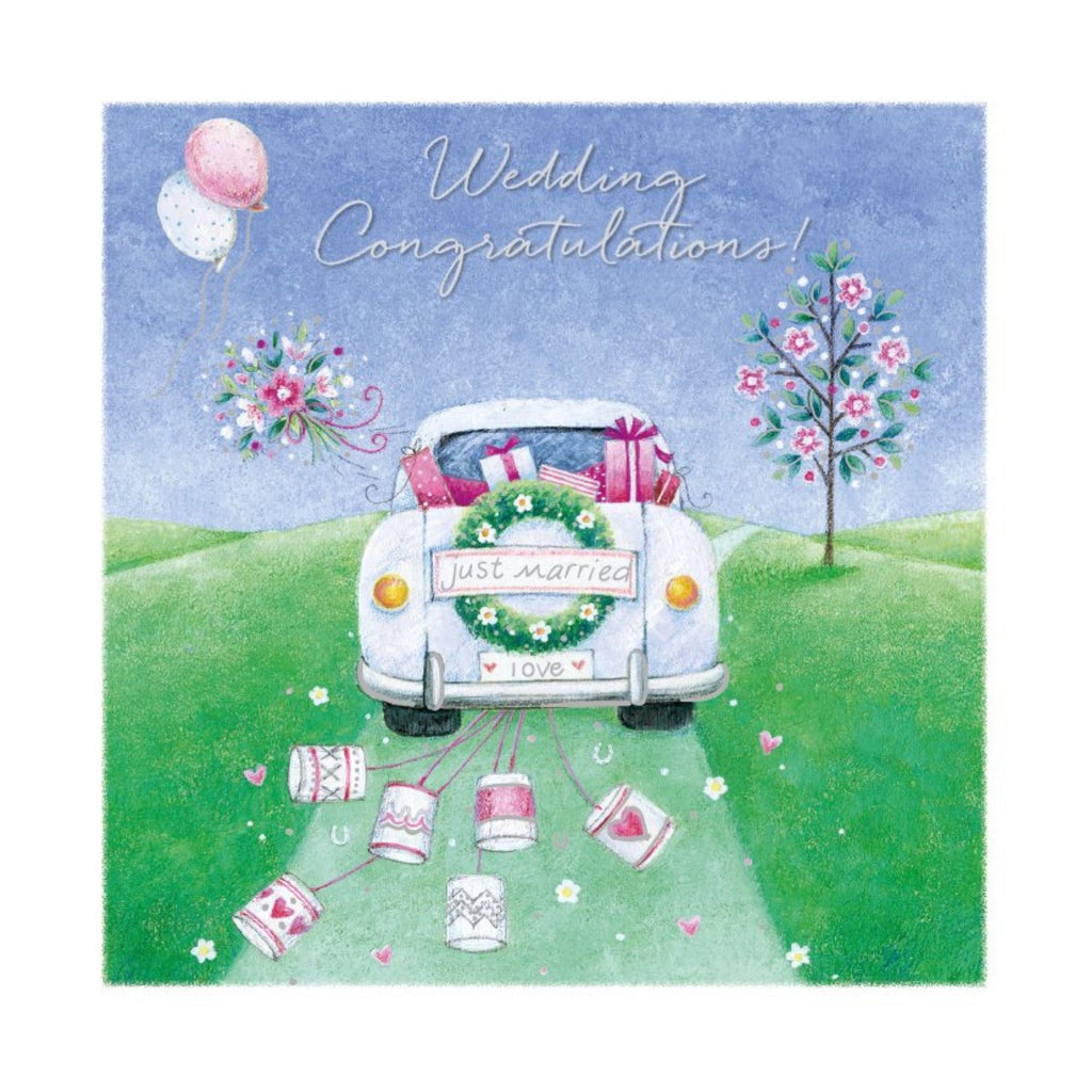 Just Married Greeting Card