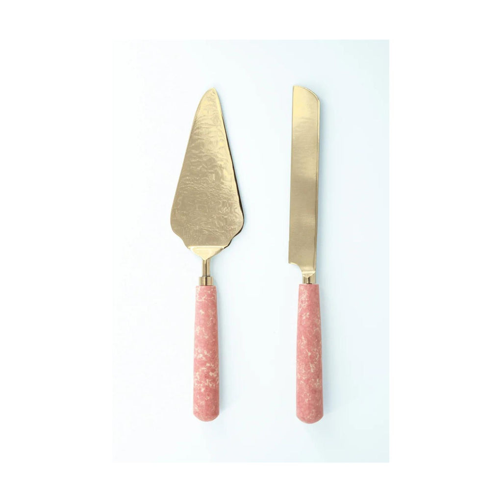 Salad Servers - Rose Set