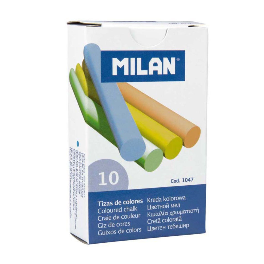 Milan Chalk 10 coloured