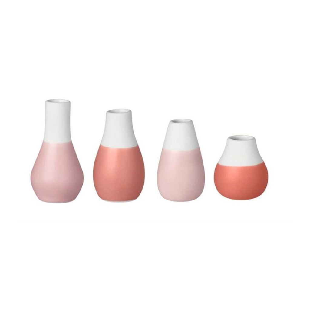 Mini Pastel Vases - Set of 4 - Pink