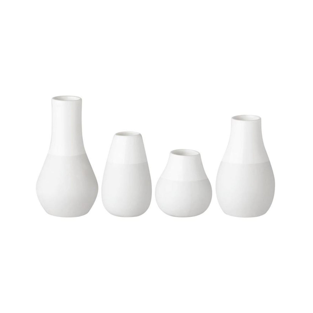 Mini Vases - Set of 4 - White