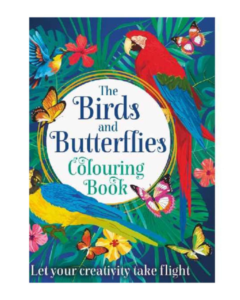 Birds and Butterflies Colouring book