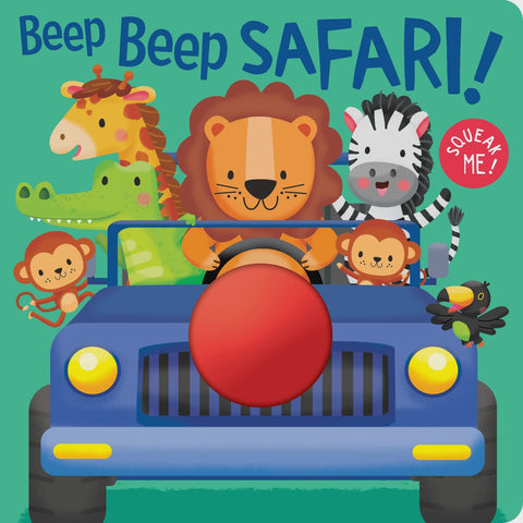 Squeak Me Beep Beep Safari Board Book