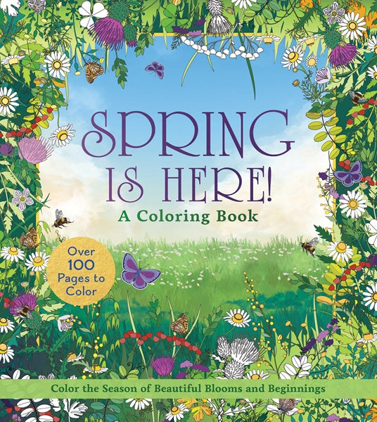 Spring Is Here! Colouring Book