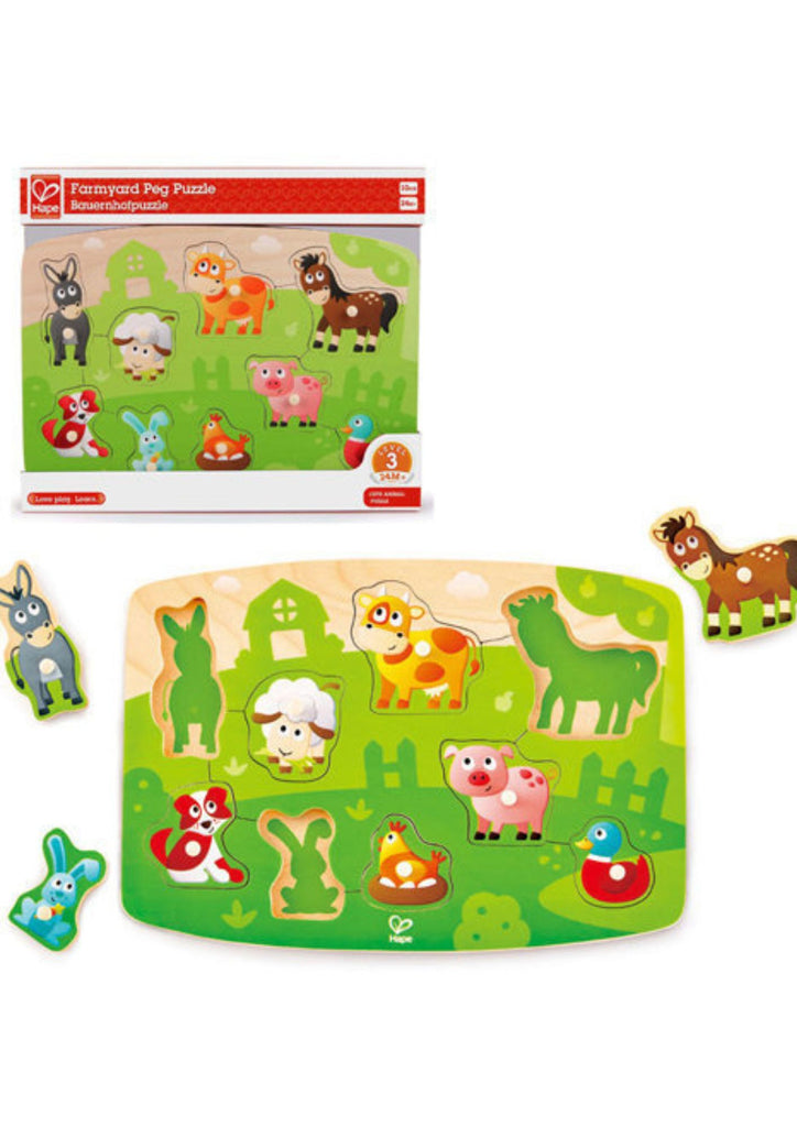 Hape Farmyard Peg Puzzle