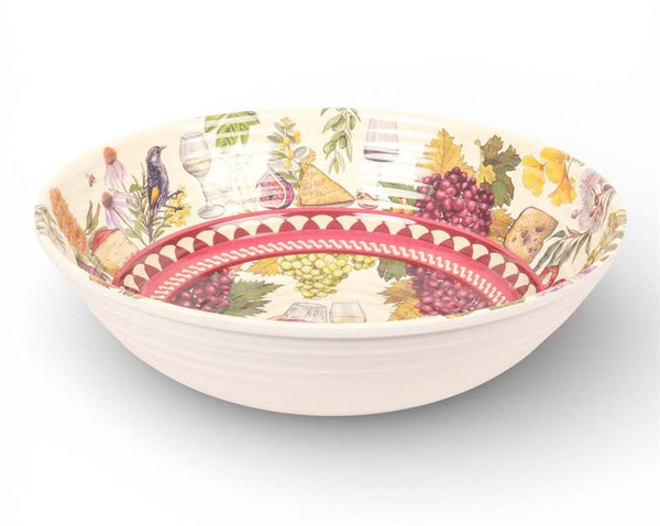 Vineyard Visions - Melamine Salad Bowl