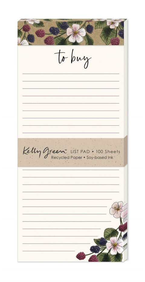Orchard Blackberries - Magnetic Notepad
