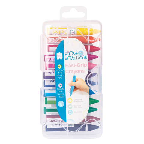 EC First Creations Easy Grip Crayons Set 12