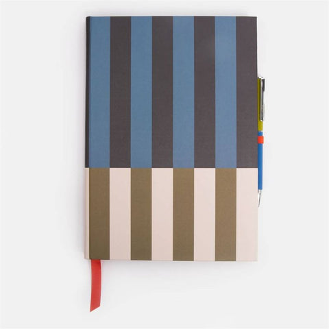 Block Strip Casebound - Notebook and Pen Set