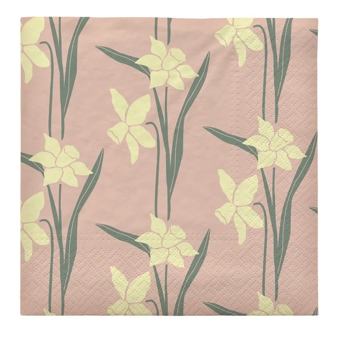 Broste Paper Napkin Daffodil