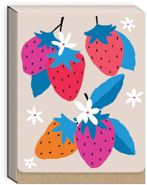 Fruit Market Strawberries - Pocket Notebook