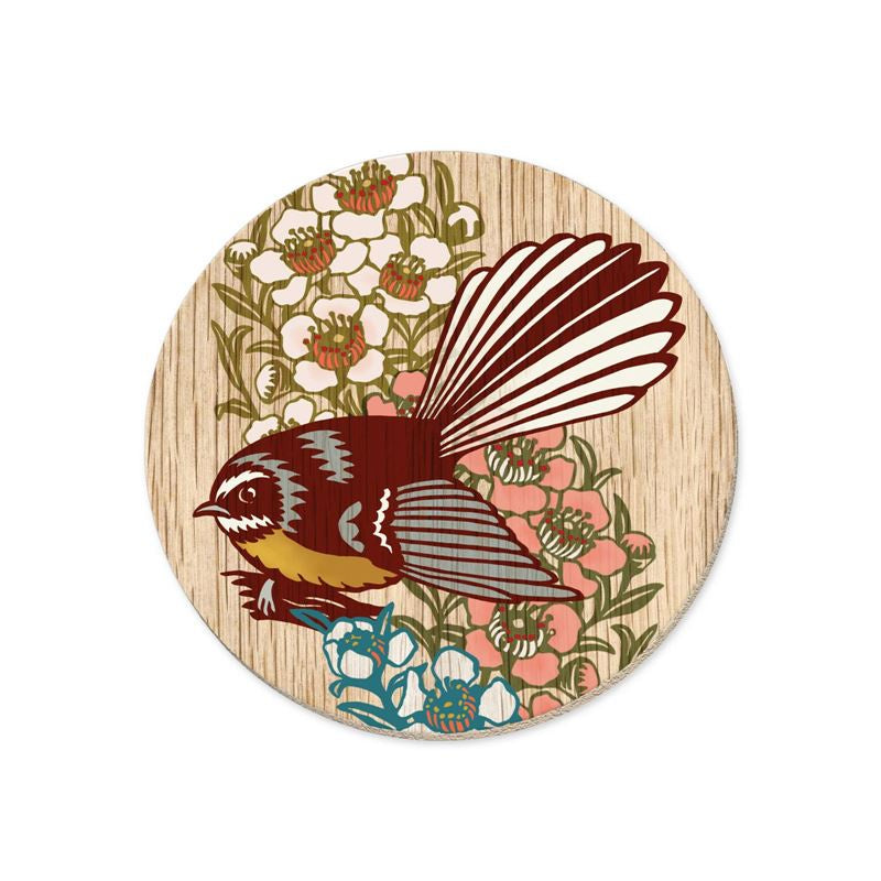 Screenprint Fantail Coaster