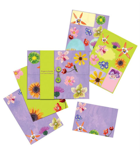 Floral Supernova - Writing Set with Stickers
