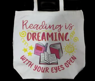 Reading is Dreaming tote bag