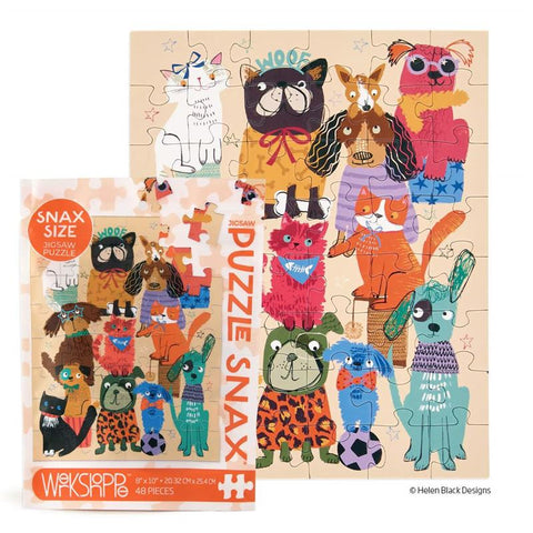 Fur Babies 48 pc Puzzle Snax