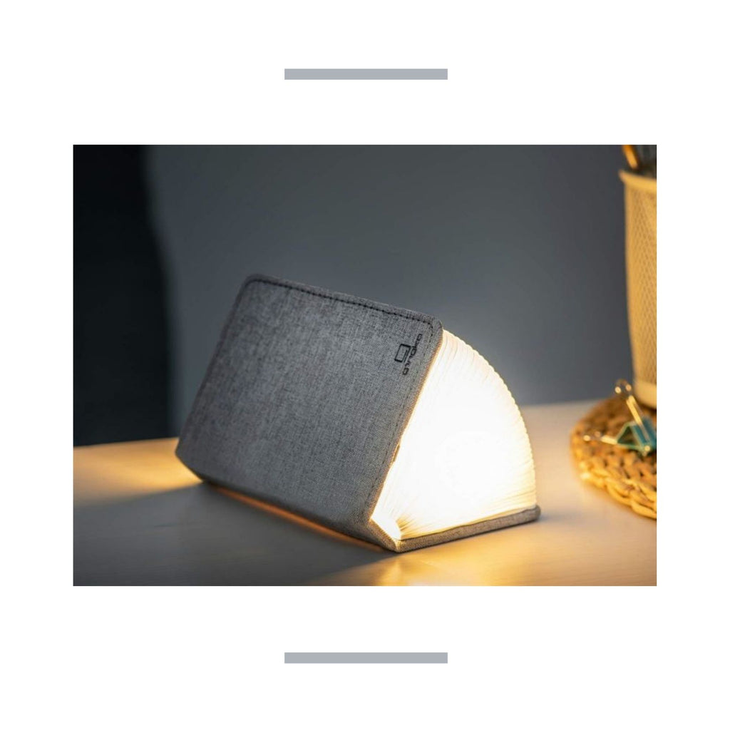 Mini Urban Grey Fabric Smart Led Book light