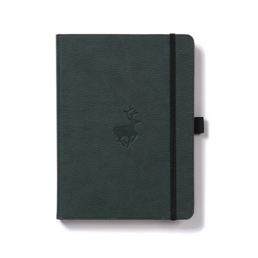 Dingbats Wildlife Notebook Green Deer A5 lined