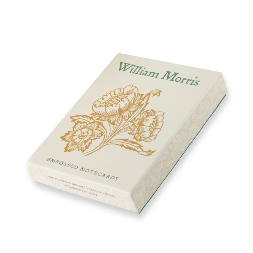 William Morris Embossed Notecards