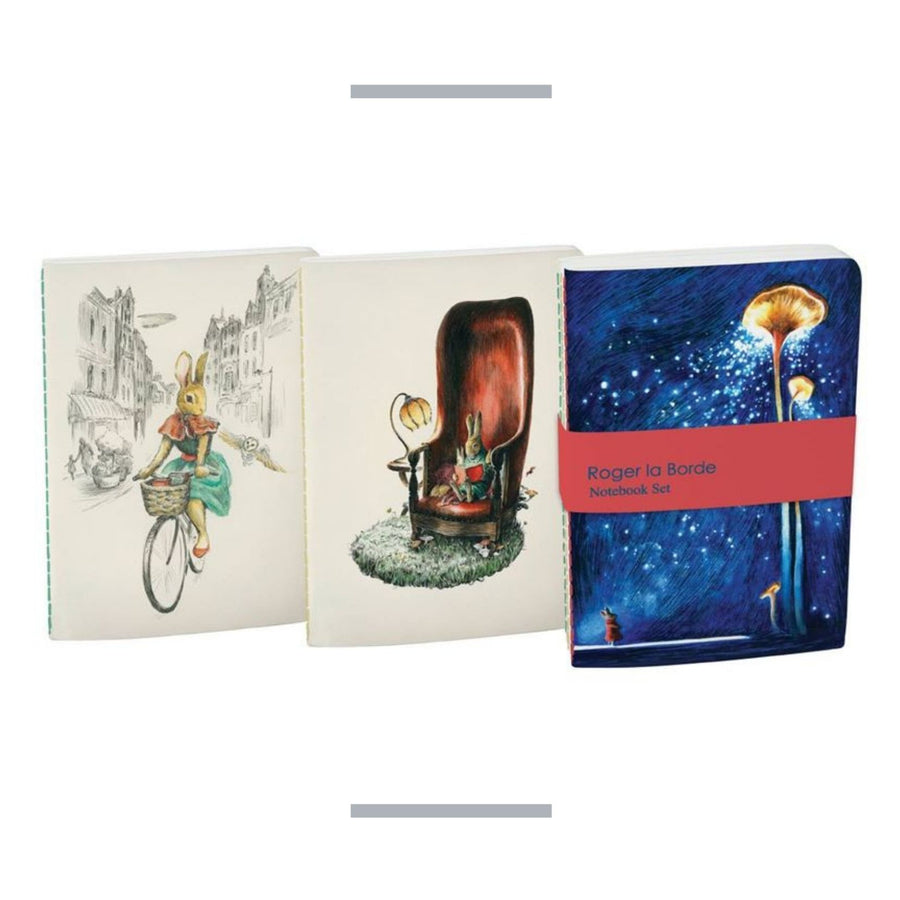 Blue Mondoodle Set A6 Notebooks