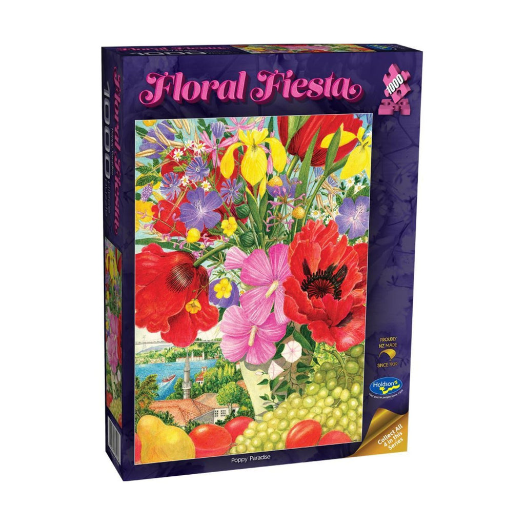 Floral Fiesta Poppy Paradise 1000 pc Jigsaw