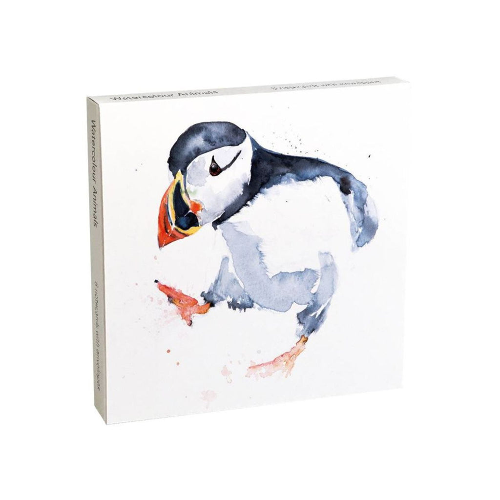 Watercolour Animals Notecard Set 2 x 4