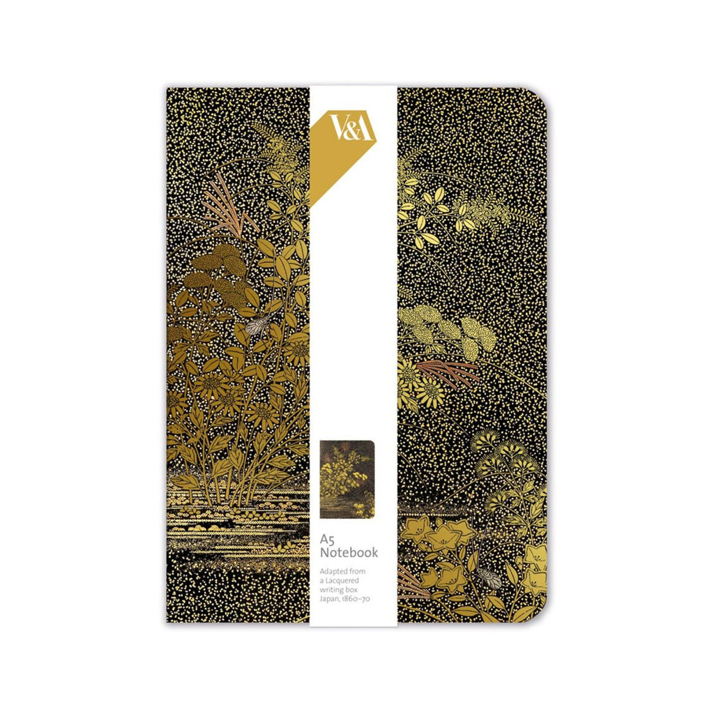 Golden Leaves A5 Luxury Notebook