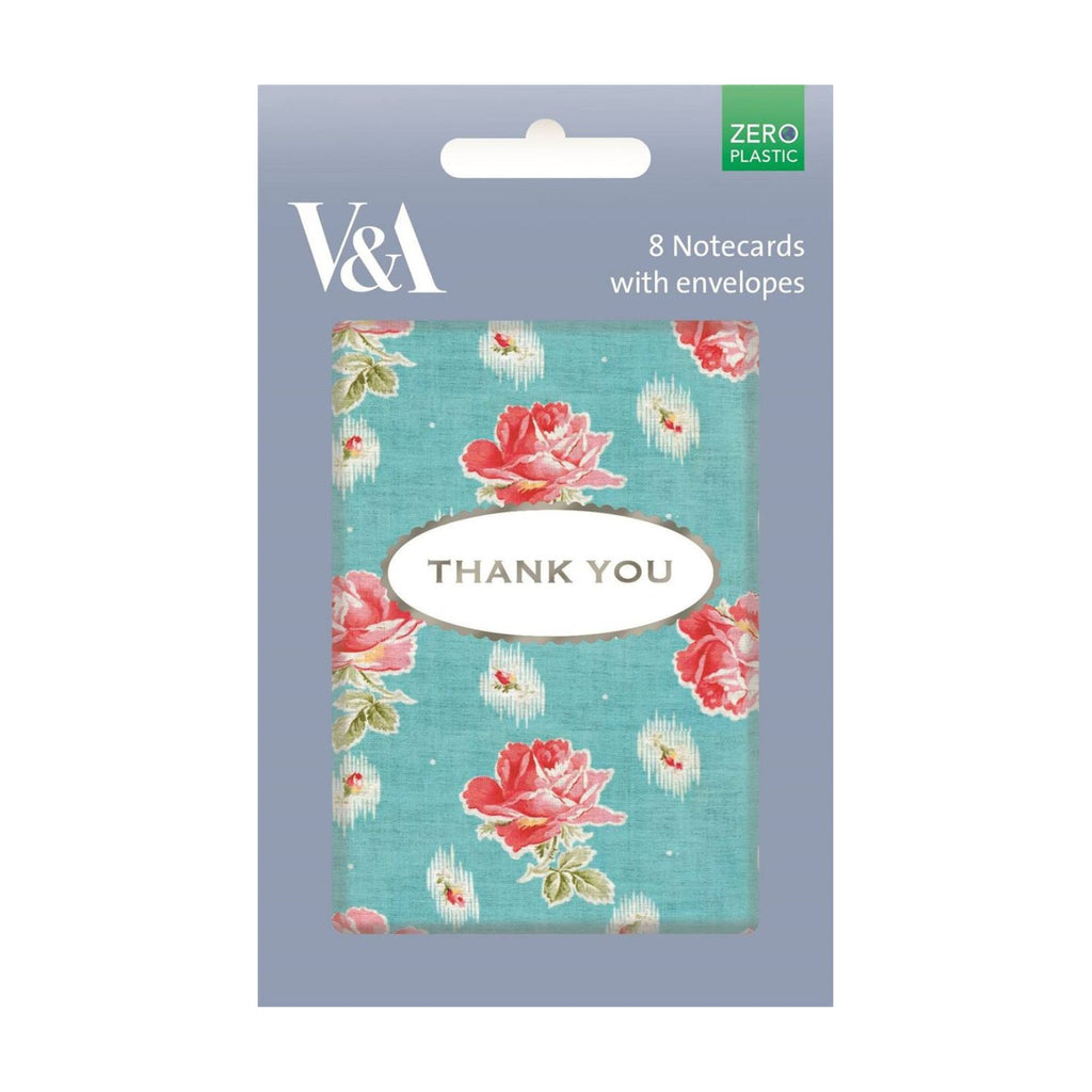 Chintz Roses Thank You Card Pkt 8