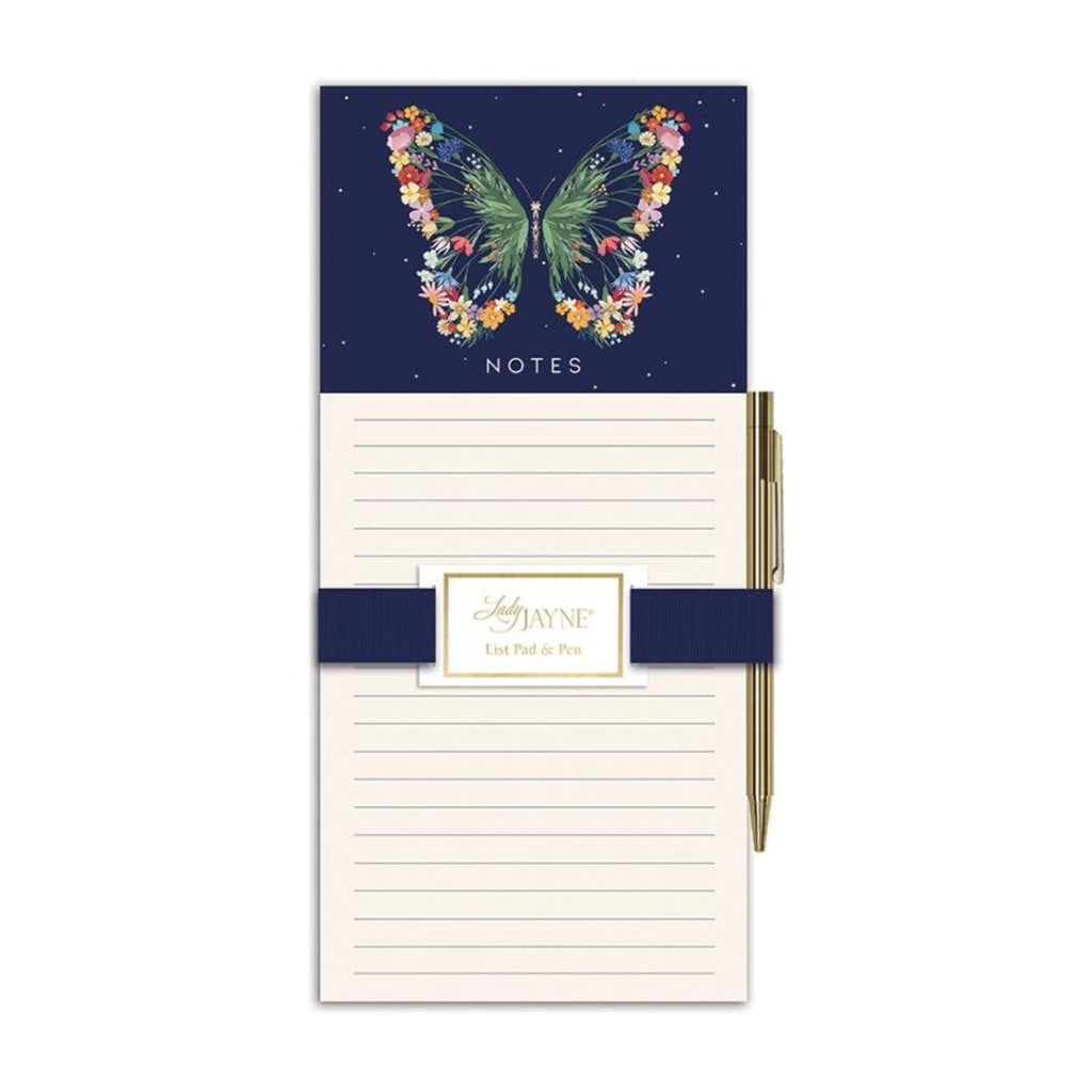 Butterfly Magnetic Pad with Pen