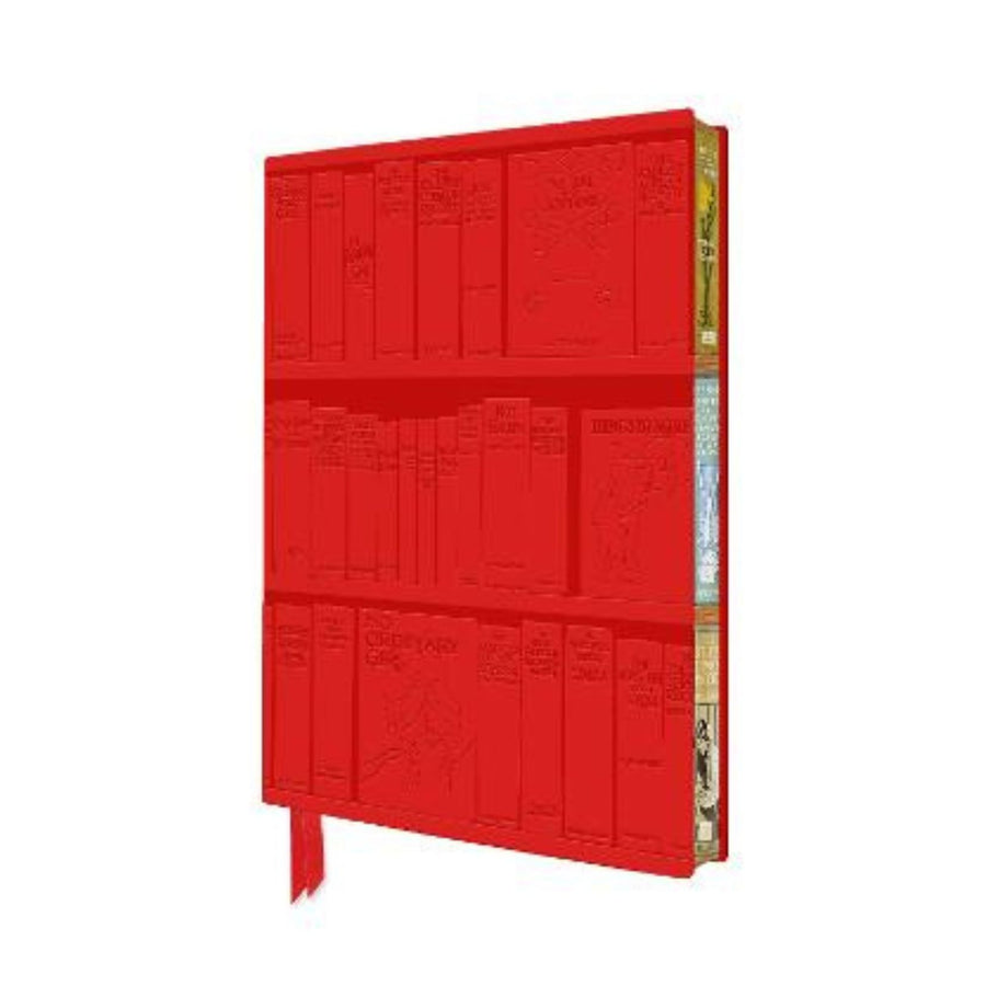Bodleian Bookshelves Red A5 Lined Notebook