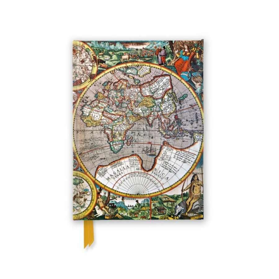Antique Maps of the World Notebook