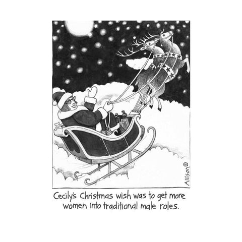 Cecily's Christmas Wish Tea Towel