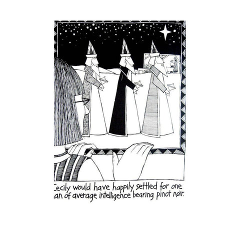 Man With Pinot Teatowel