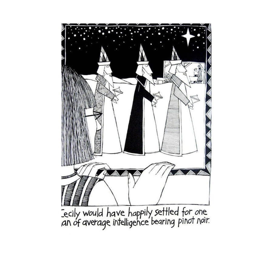 Man With Pinot Teatowel