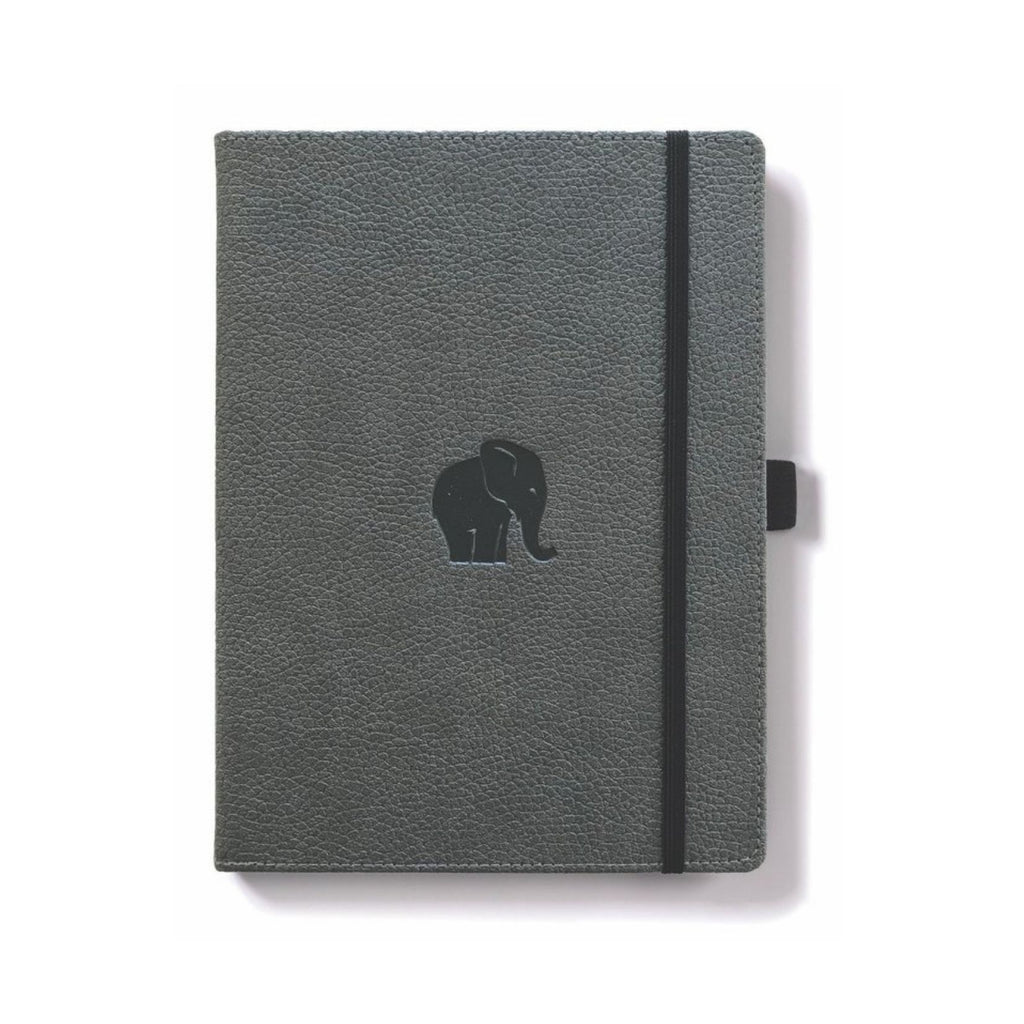 Dingbats Wildlife Notebook Grey Elephant A6 Lined