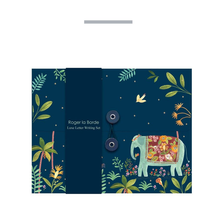 Rainbow Elephant Writing Set with Stickers