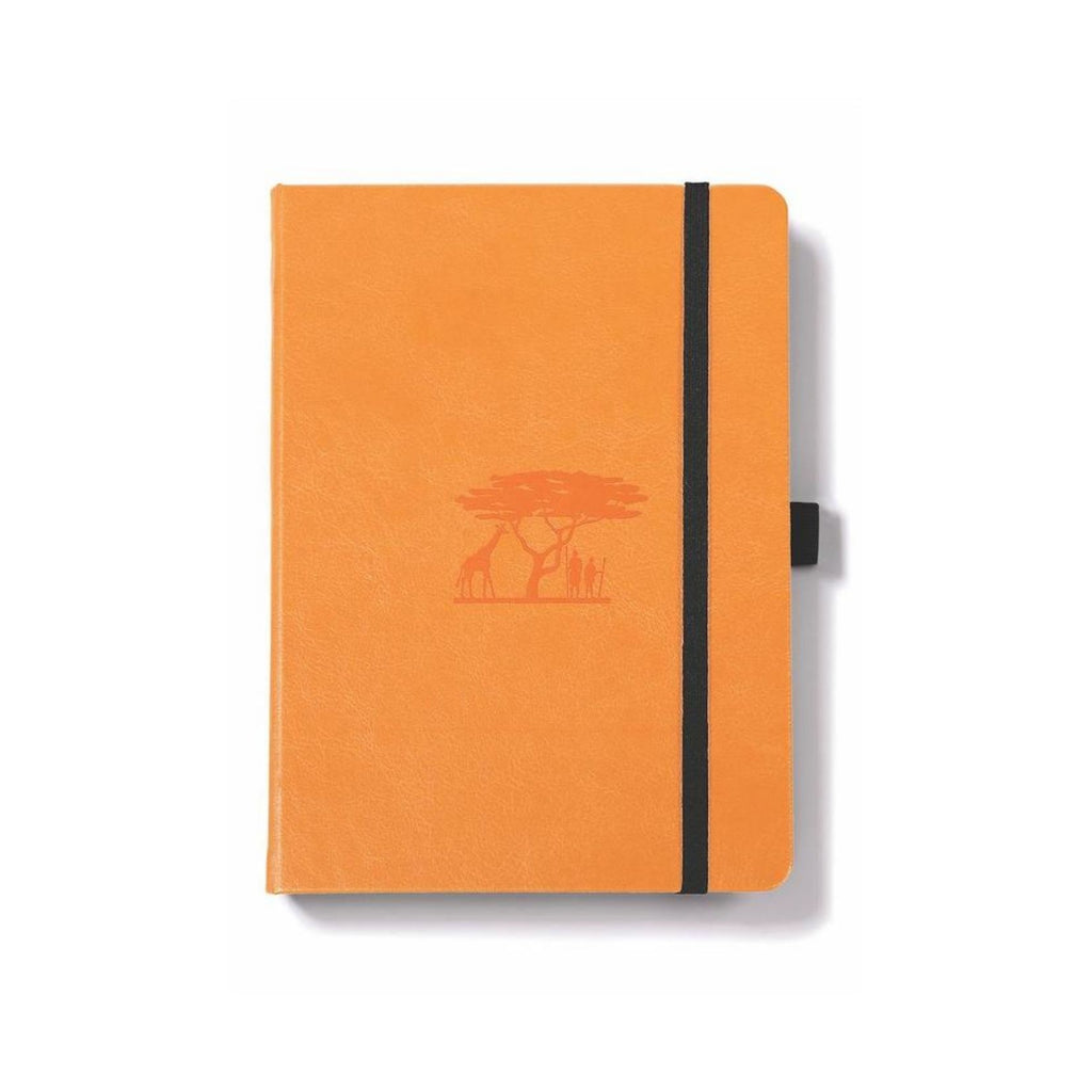 Dingbats Earth Notebook Tangerine Dotted