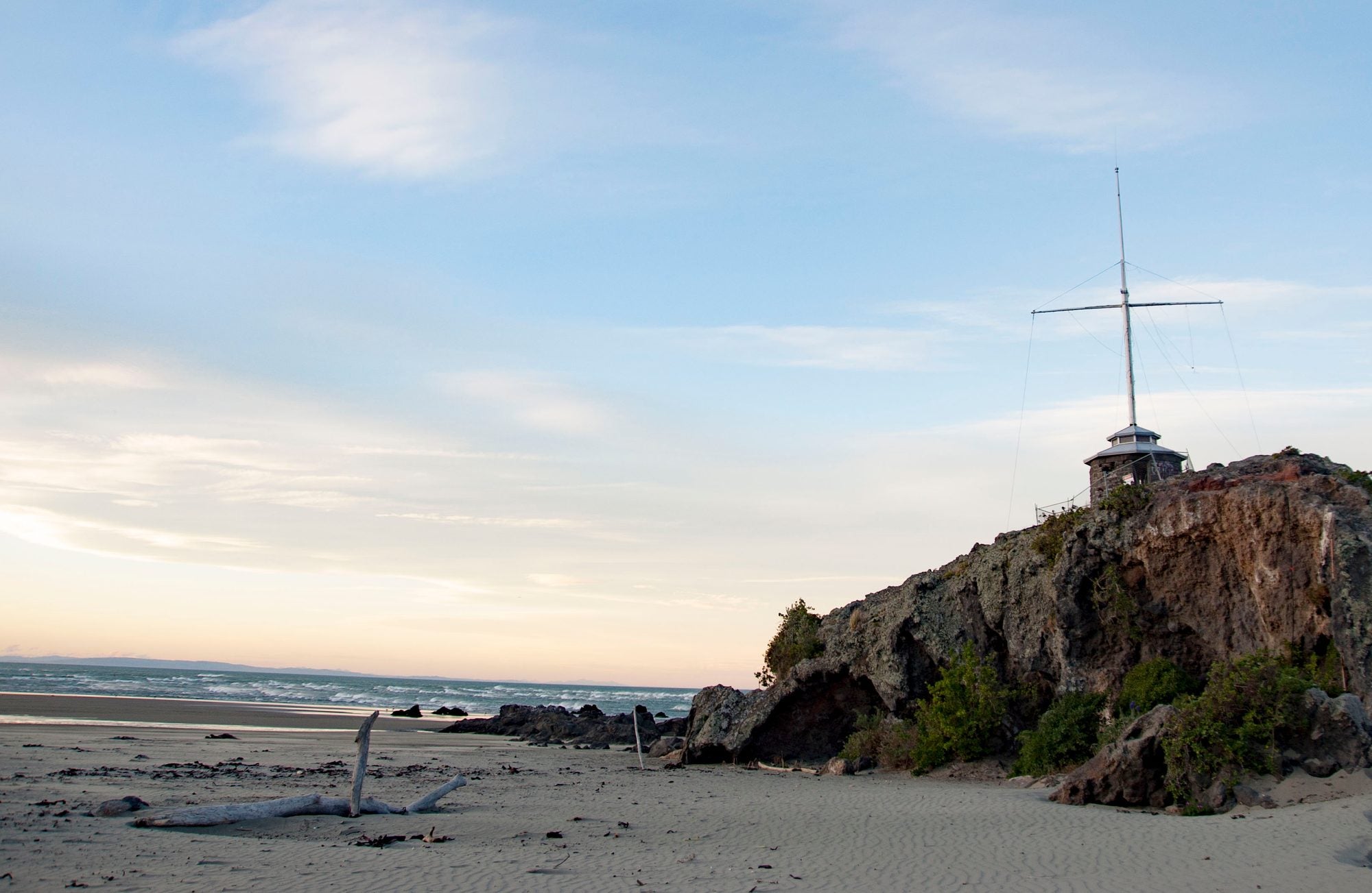 Cave Rock at Sumner Beach, Christchurch